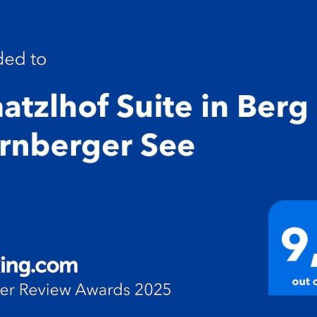 Schatzlhof Suite In แบร์ก อัม ชตาร์นแบร์เกอร์เซ ภายนอก รูปภาพ